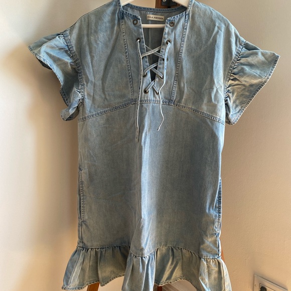ULLA JOHNSON MARIANNE DENIM DRESS - Picture 2 of 4
